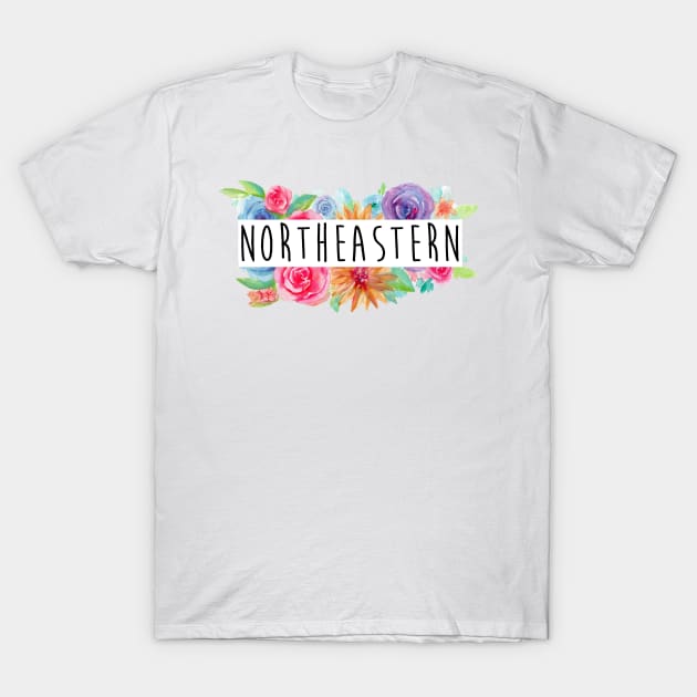 Northeastern University T-Shirt by aterkaderk